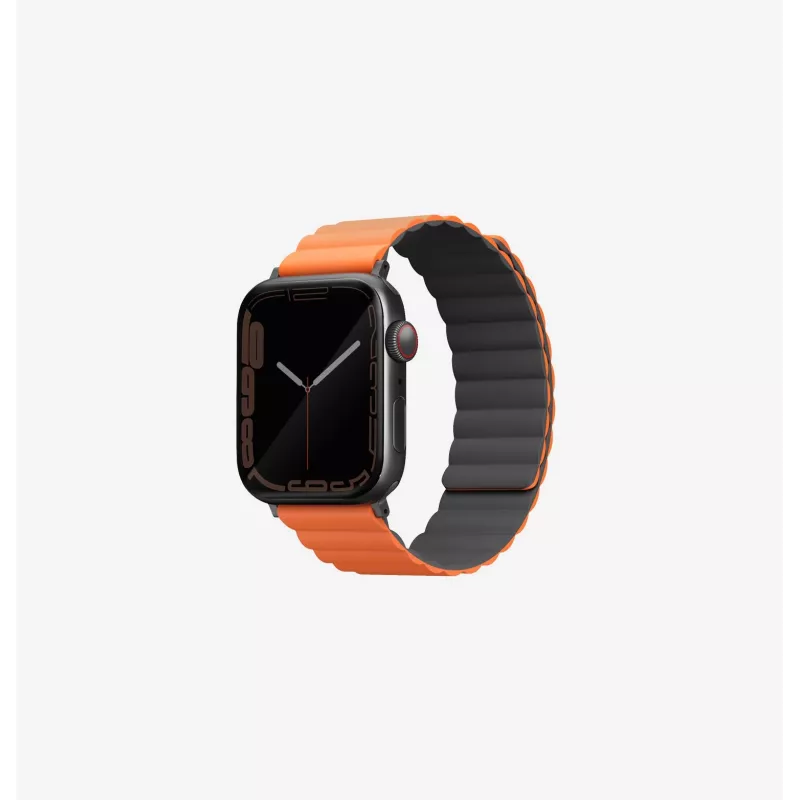 UNIQ Revix Cinturino magnetico reversibile per Apple Watch Nero/Blu 42/44/45/49mm