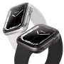 UNIQ Glase Custodia protettiva per Apple Watch Series 7/8/9 41mm Dual Pack Clear & Smoke