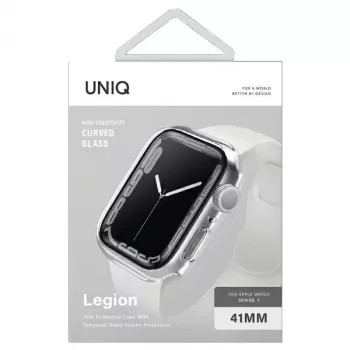 UNIQ Legion Case per Apple Watch Series 7/8/9 41mm trasparente