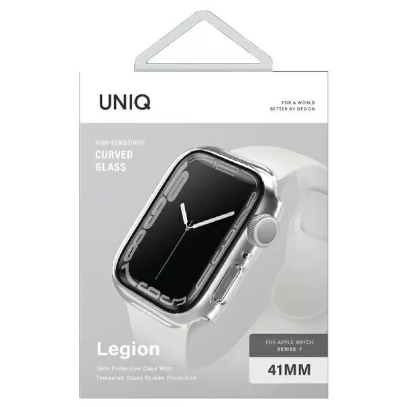 UNIQ Legion Case per Apple Watch Series 7/8/9 41mm trasparente