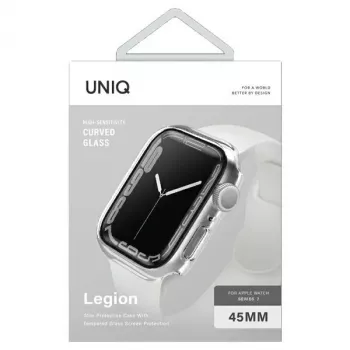 UNIQ Legion Case per Apple Watch Series 7/8/9 45mm trasparente