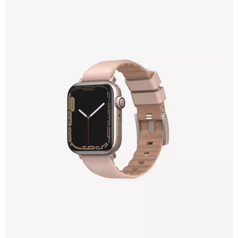 UNIQ Linus Airosoft cinturino in silicone per Apple Watch 38/40/41mm - Chalk Grey