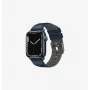 UNIQ Linus cinturino per Apple Watch in silicone Airosoft Nautical Blue 42/44/45/49mm