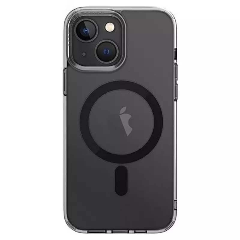 UNIQ LifePro Xtreme custodia con ricarica Magclick per iPhone 14 / 15 / 13 6.1 inch nero/Smoke Frost