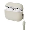 UNIQ Lino custodia in silicone per AirPods Pro 2ª generazione (2022/2023) - Beige Ivory
