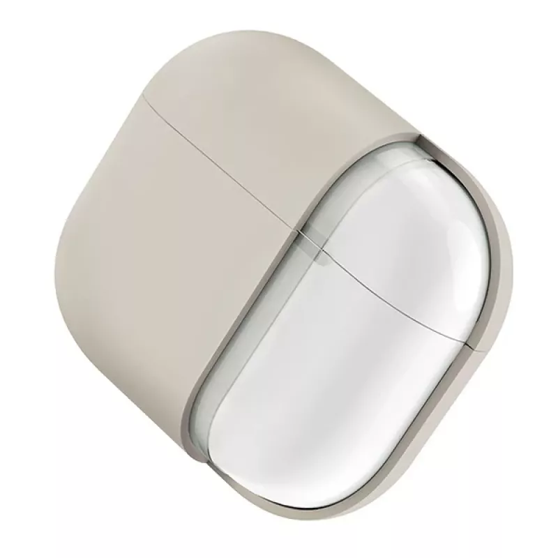 UNIQ Lino custodia in silicone per AirPods Pro 2ª generazione (2022/2023) - Beige Ivory