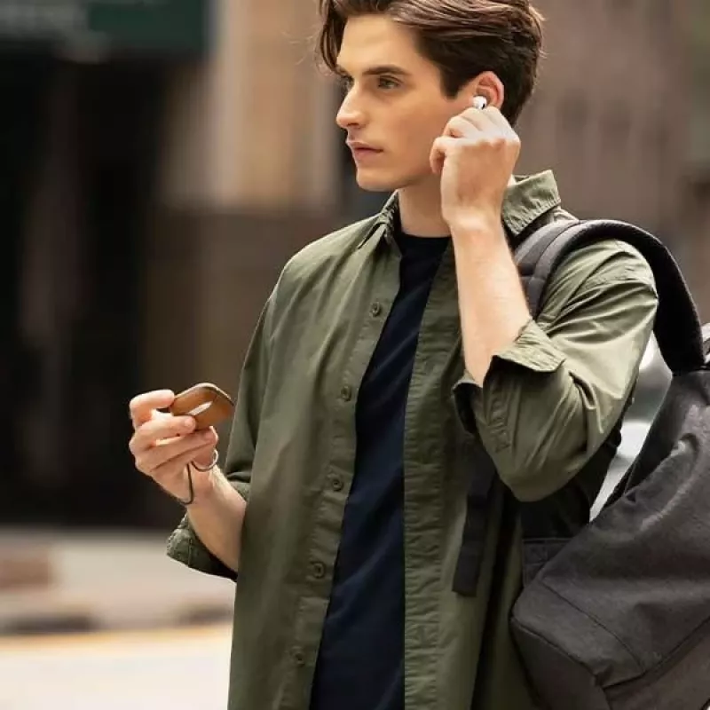 UNIQ Terra custodia per AirPods Pro 2ª gen (2022/2023) - vera pelle, Dallas Black