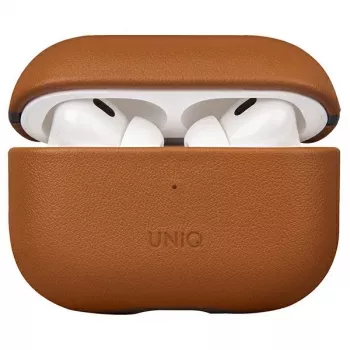 UNIQ Terra custodia in vera pelle per AirPods Pro 2ª generazione (2022/2023) - Toffee Brown