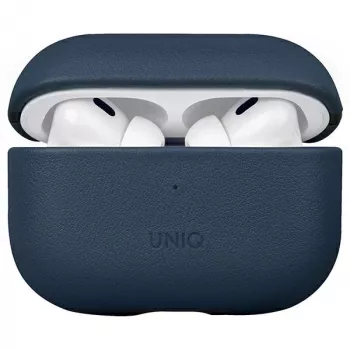 UNIQ Terra custodia per AirPods Pro 2ª gen (2022/2023) in vera pelle - Space Blue