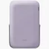 UNIQ Powerbank Hoveo 5000mAh USB-C 20W PD ricarica rapida wireless magnetica Lilac Lavender