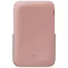 UNIQ Powerbank Hoveo 5000mAh USB-C 20W PD ricarica rapida wireless magnetica Blush Pink