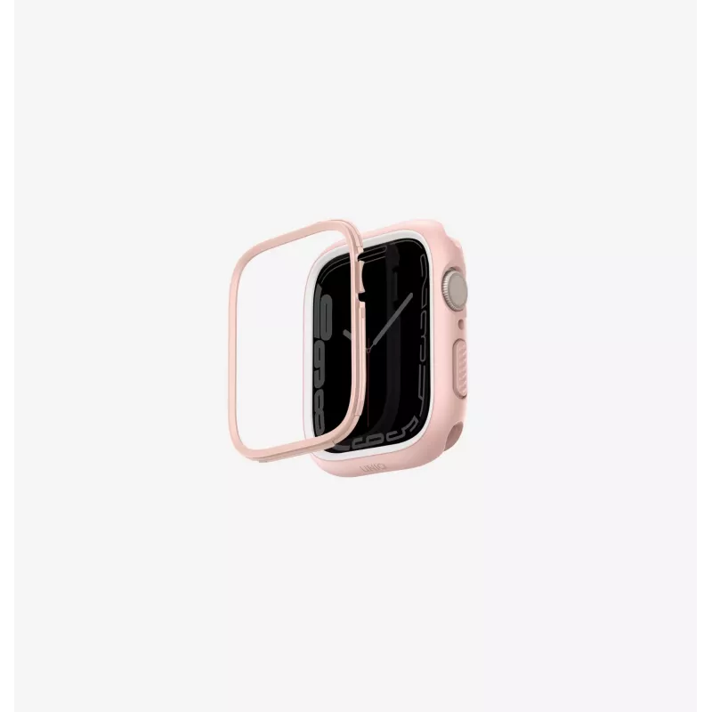 UNIQ Moduo custodia per Apple Watch Series 4/5/6/7/8/9/SE/SE2/SE3 44/45mm Lime-White