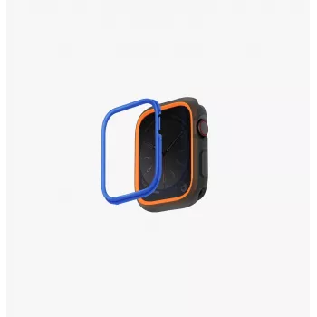 UNIQ Moduo custodia protettiva per Apple Watch Series 4/5/6/7/8/9/SE/SE2/SE3 44/45mm Orange-Blue