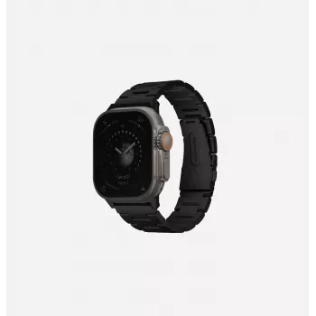 UNIQ Osta Cinturino per Apple Watch 42/44/45/49mm Bracciale a maglie in acciaio inox Nero mezzanotte