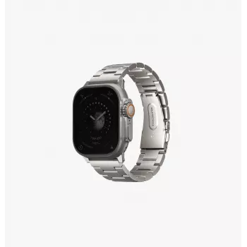 UNIQ Osta Cinturino per Apple Watch 42/44/45/49mm Acciaio inossidabile Argento/Argento titanio