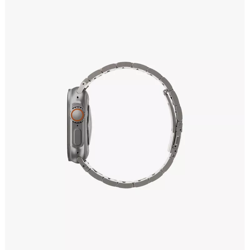 UNIQ Osta Cinturino per Apple Watch 42/44/45/49mm Acciaio inossidabile Argento/Argento titanio