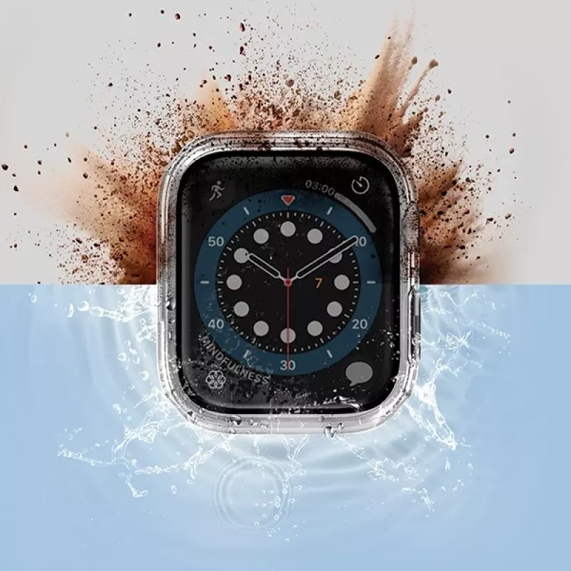 UNIQ Nautic Case per Apple Watch Series 7/8/9 41mm Clear/Dove