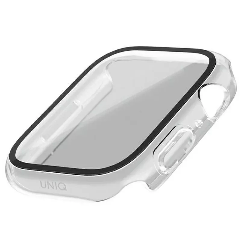UNIQ Nautic Custodia protettiva per Apple Watch Series 7/8/9 45mm, trasparente