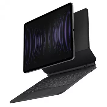 UNIQ Venno custodia con tastiera smart magnetica per iPad Pro 11 (2022/2021) e iPad Air 10.9 (2022/2020) - Ebony Black