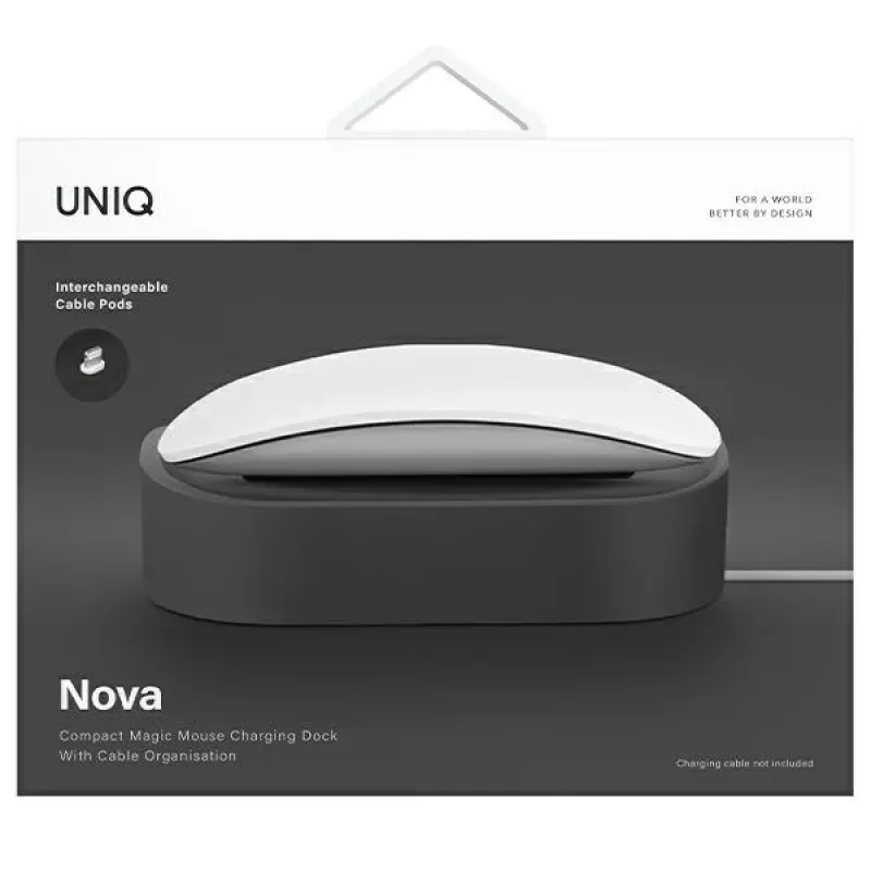UNIQ Nova Base di ricarica per Magic Mouse - grigio scuro