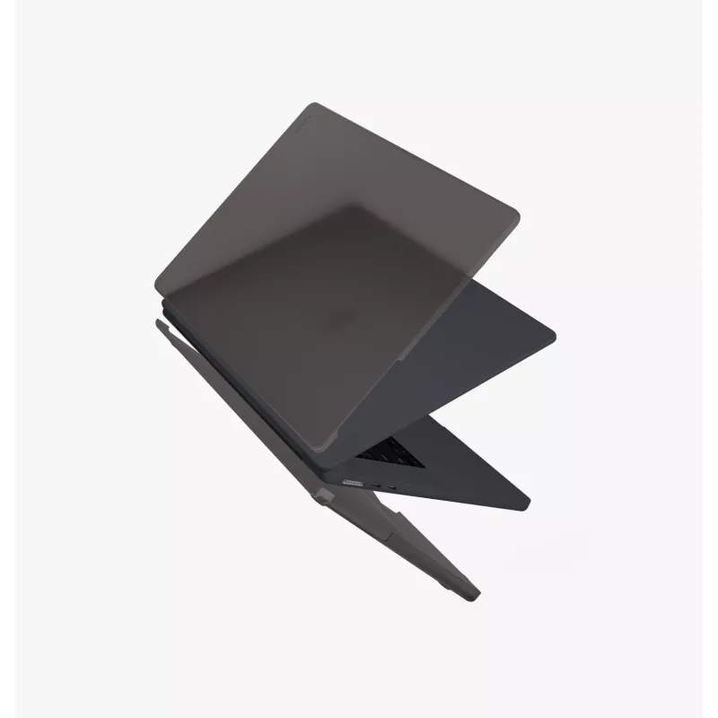 UNIQ Claro Custodia rigida per MacBook Air 15 M2/M3/M4/M5 (2023-2026) - Smoke Matte Grey