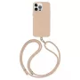 UNIQ Coehl Muse Custodia per Apple iPhone 15 Pro 6,1 inch con ricarica magnetica, Dusty Nude