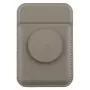 UNIQ Flixa Portafoglio magnetico per carte con supporto Flint Grey MagSafe