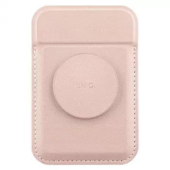 UNIQ Flixa Portafoglio magnetico per carte con supporto Blush Pink MagSafe