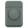 UNIQ Flixa Portafoglio magnetico per carte con supporto Lichen Green MagSafe