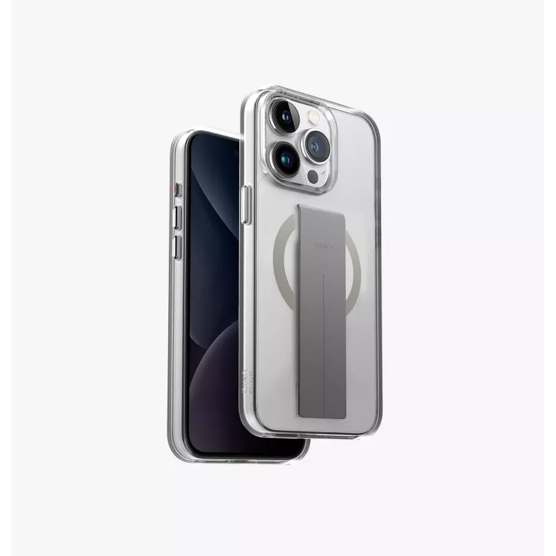 UNIQ Heldro Mag Cover con ricarica MagClick per iPhone 15 Pro Max 6,7