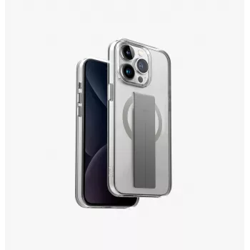 UNIQ Heldro Mag Cover per iPhone 15 Pro Max 6,7 inch ricarica MagClick blu oltremare intenso