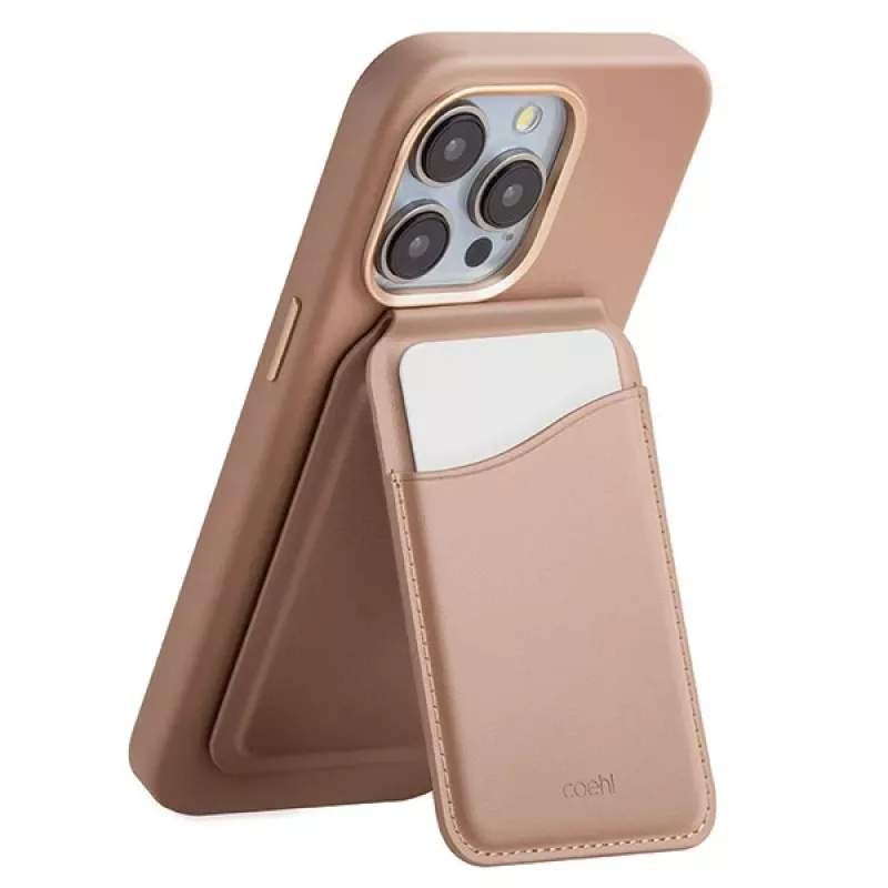UNIQ Coehl Esme Portafoglio magnetico con specchio e supporto Dusty Nude