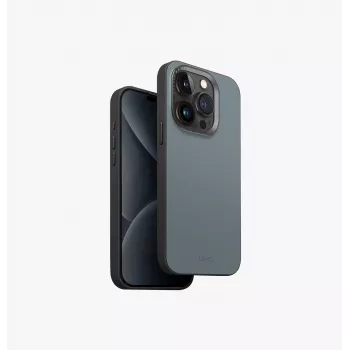 UNIQ Lyden DS MagClick Charging Case per iPhone 15 Pro 6,1 inch Washed Blue-Black