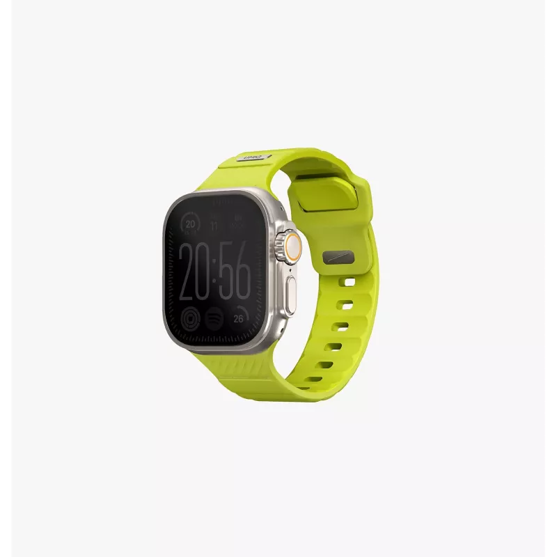 UNIQ Stride cinturino Apple Watch 42/44/45/49mm FKM gomma verde muschio
