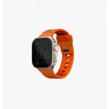 UNIQ Stride cinturino in gomma FKM per Apple Watch Series 1/2/3/4/5/6/7/8/9/SE/SE2/SE3/Ultra/Ultra 2/Ultra 3 42/44/45/49mm Lime Green