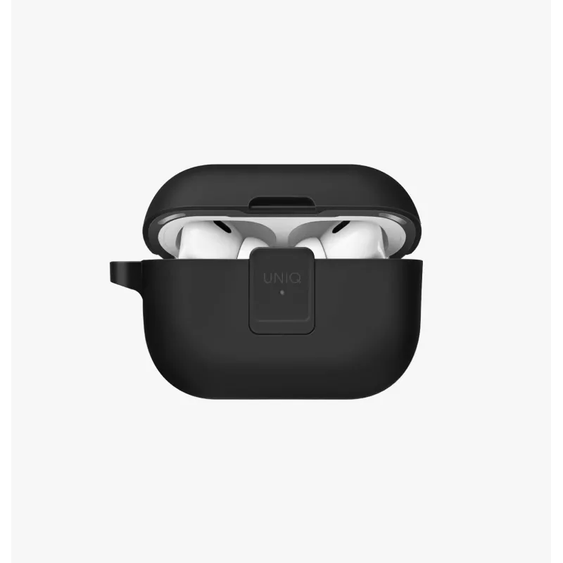 UNIQ Clyde Lock Case per AirPods Pro 2 (2022/2023) - Charcoal/grigio scuro
