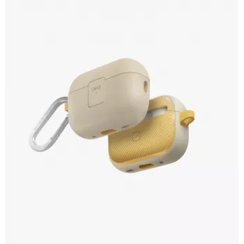 UNIQ Clyde Lock Case per AirPods Pro 2 (2022/2023) - avorio/giallo canarino