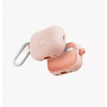 UNIQ Clyde Lock Case per AirPods Pro 2 (2022/2023) - rosa chiaro / Crepe Pink