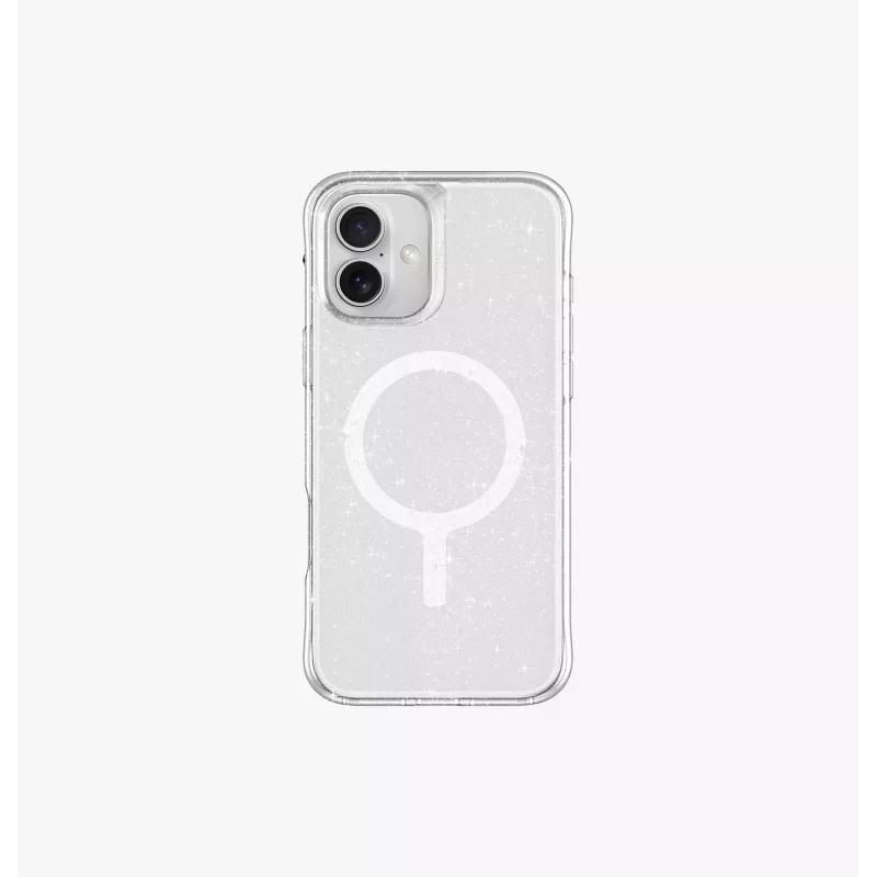 UNIQ LifePro Xtreme Magclick Charging Case per iPhone 16 Plus 6,7 pollici Transparent Tinsel Lucent