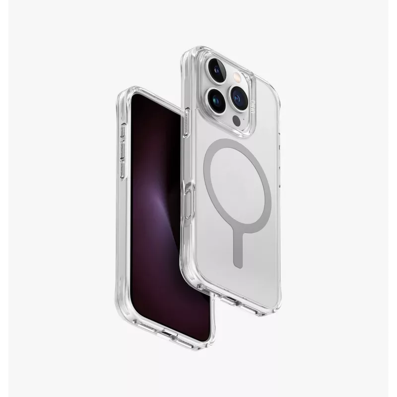 UNIQ LifePro Xtreme MagClick Case per iPhone 16 Pro 6,3 pollici grigio fumo