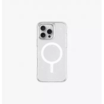 UNIQ LifePro Xtreme Magclick Charging Case per iPhone 16 Pro 6,3 pollici Transparent Tinsel Lucent