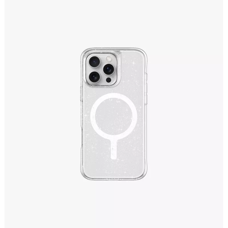UNIQ LifePro Xtreme Magclick Charging Case per iPhone 16 Pro 6,3 pollici Transparent Tinsel Lucent