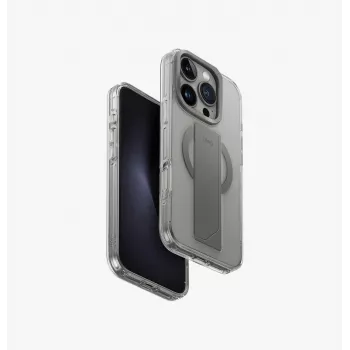 UNIQ Heldro Max Case per iPhone 16 Pro 6,3 pollici Magclick ricarica Clear Lucent