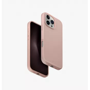 UNIQ Lino Hue iPhone 16 Pro Max 6,9 pollici MagClick custodia con ricarica Blush Pink