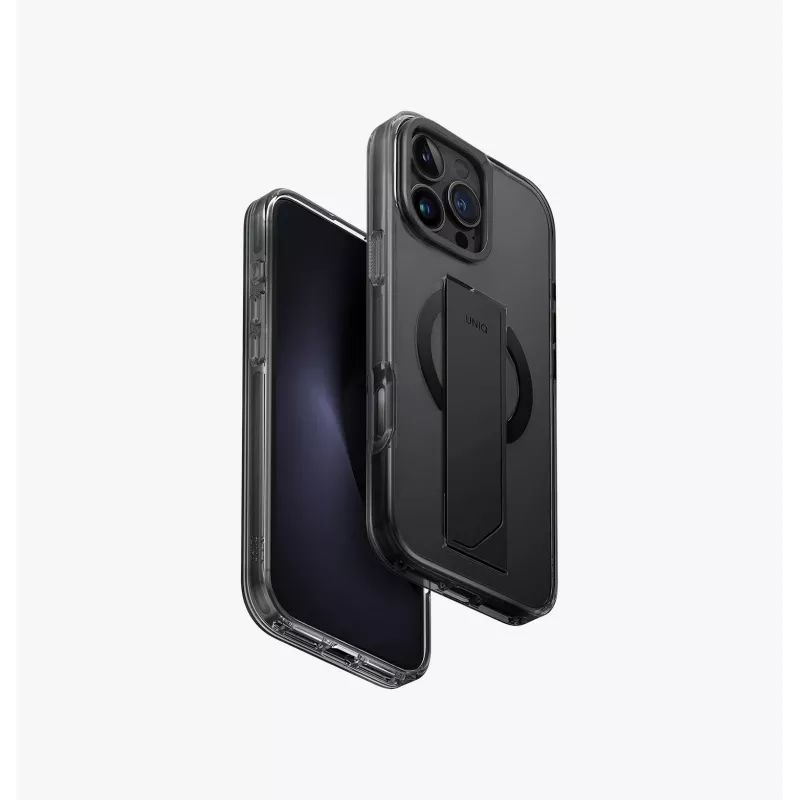 UNIQ Heldro Max Case per iPhone 16 Pro Max 6,9 pollici MagClick ricarica trasparente