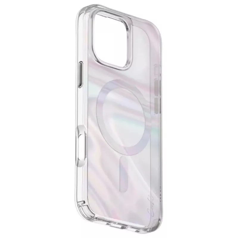 UNIQ Coehl Savon Case per iPhone 16 6,1 pollici ricarica magnetica Bubble Prism