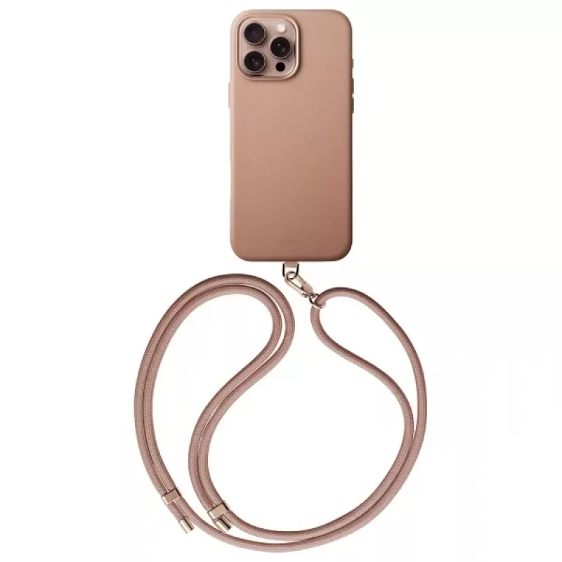 UNIQ Coehl Muse custodia con ricarica magnetica per Apple iPhone 16 Pro 6.3 pollici Dusty Nude