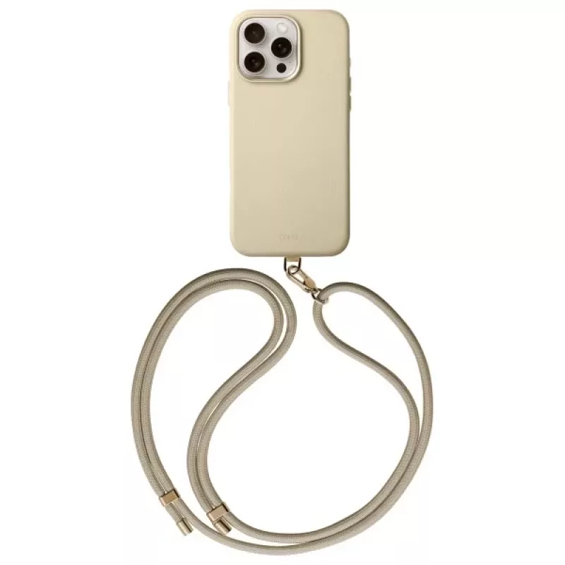 UNIQ Coehl Muse custodia con ricarica magnetica per Apple iPhone 16 Pro 6.3 pollici Cream