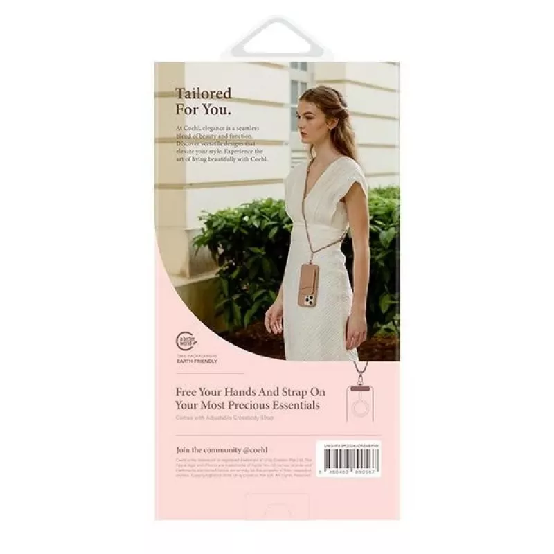 UNIQ Coehl Creme Case per iPhone 16 Pro 6,3 pollici con ricarica magnetica, rosa ballet