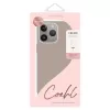 UNIQ Coehl Creme Case per iPhone 16 Pro 6,3 pollici con ricarica magnetica, grigio taupe